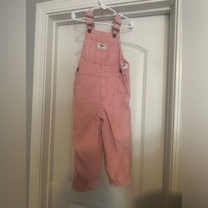 Toddler girl corduroy overalls